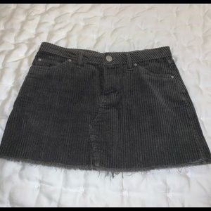 Corduroy Mini Skirt